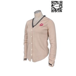SU165 V-neck school coat tailor made team embroidery logo pattern supplier hk SU165 V-neck school coat tailor made team embroidery logo pattern supplier hk